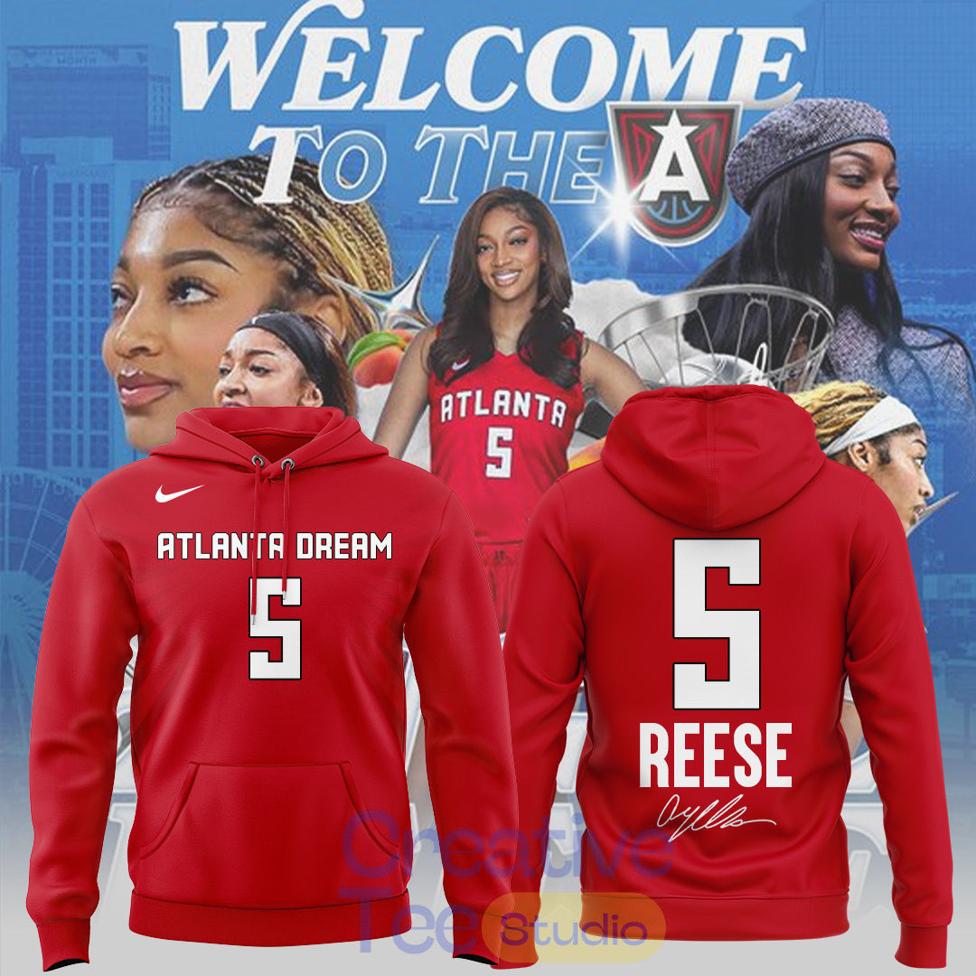 Atlanta Dream Angel Reese Dream “Welcome To The Team” Hoodie