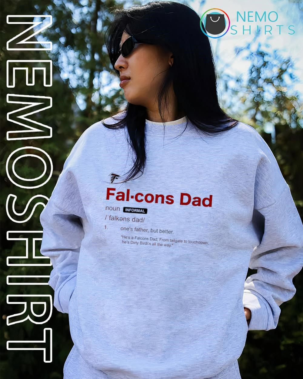Atlanta Falcons Dad definition noun shirt