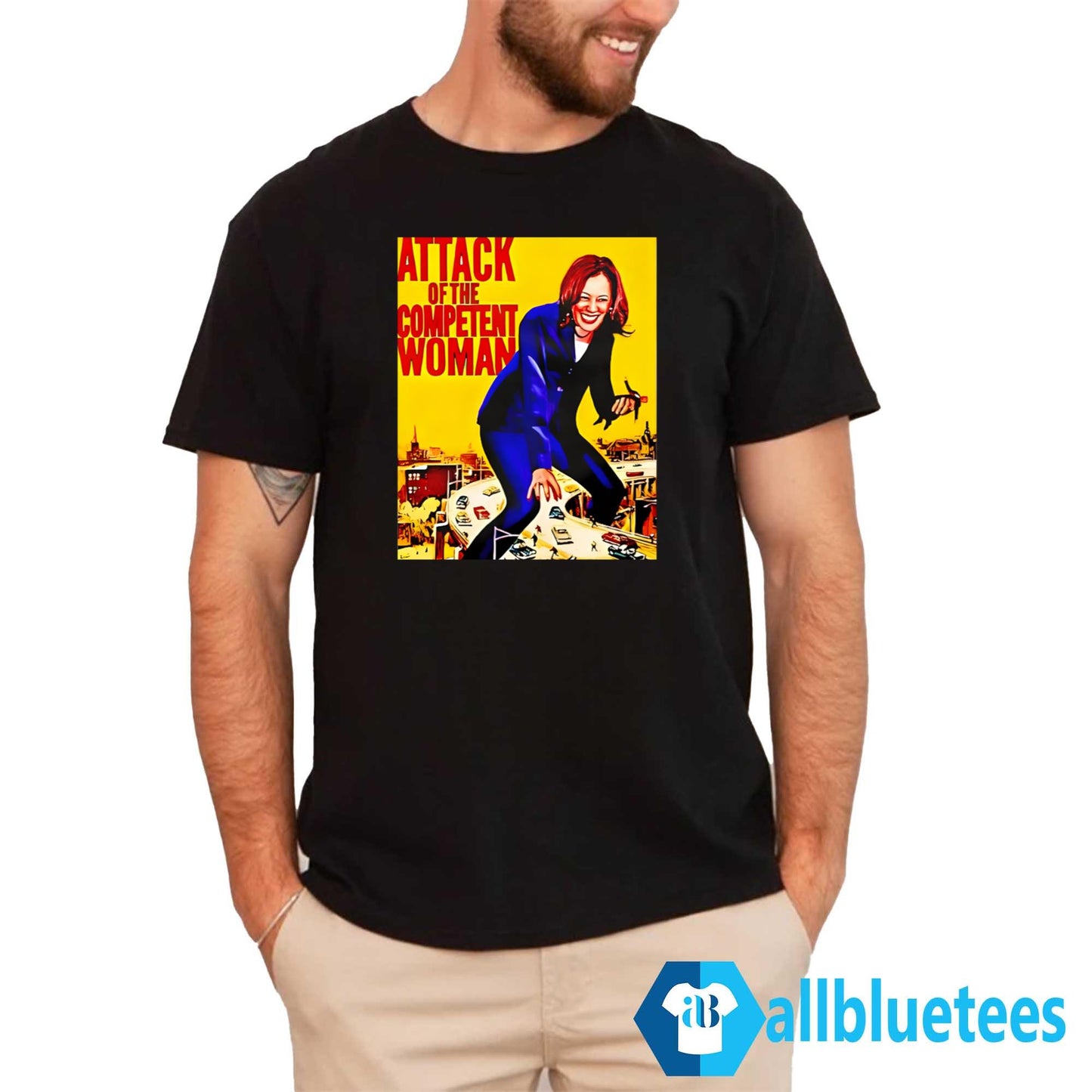 Attack Of The Competent Woman Kamala Harris Shirt