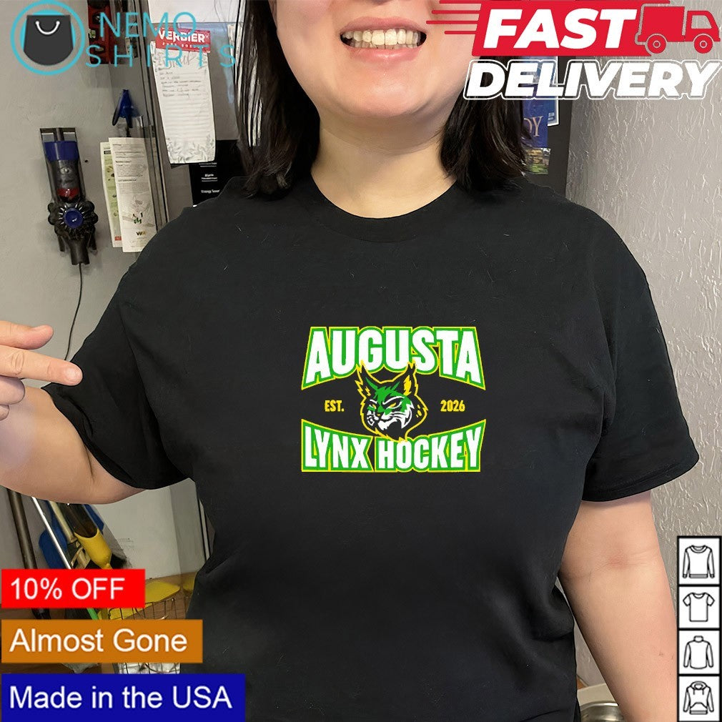 Augusta Lynx hockey est 2026 logo prime shirt