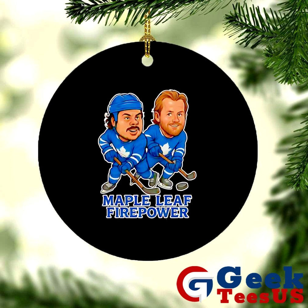 Auston Matthews and William Nylander Maple Leaf Firepower Hockey caricatures shirt
