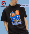 Auston Matthews and William Nylander Maple Leaf Firepower Hockey caricatures shirt