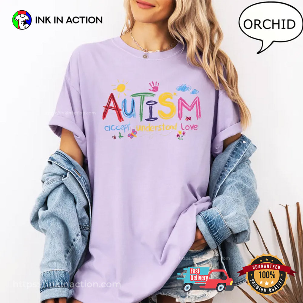 Autism Awareness Comfort Colors Shirt
