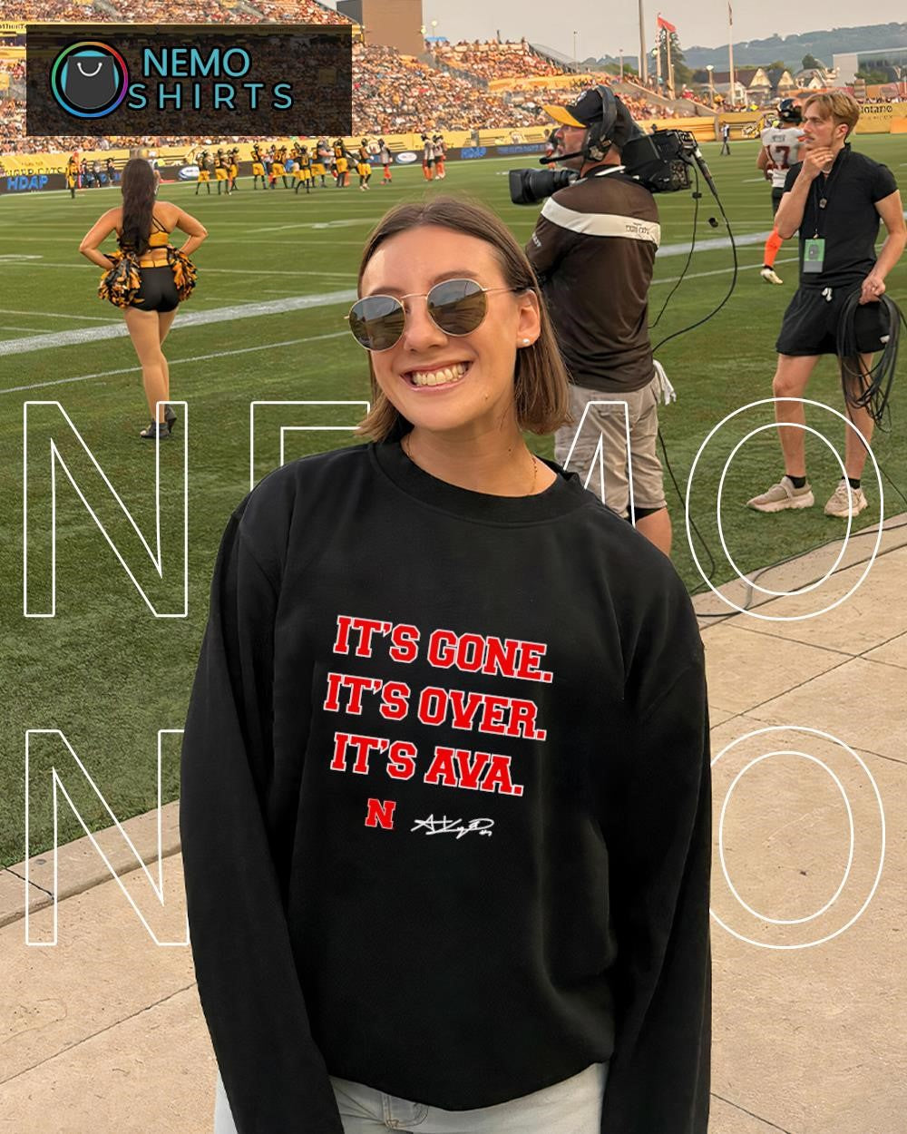 Ava Kuszak Nebraska Cornhuskers it’s gone it’s over it’s Ava signature shirt