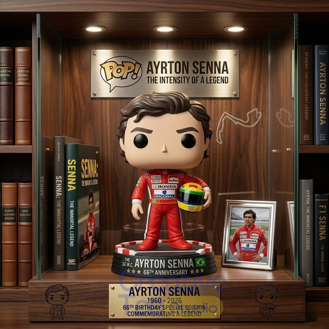 Ayrton Senna 66th Anniversary Commemorative POP! Figure