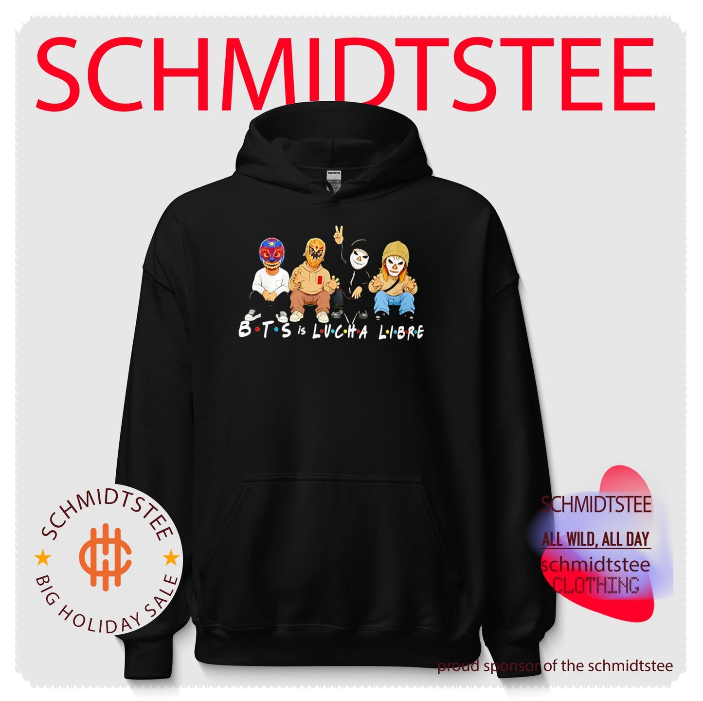 BTS Is Lucha Libre Friends Style Masked shirt