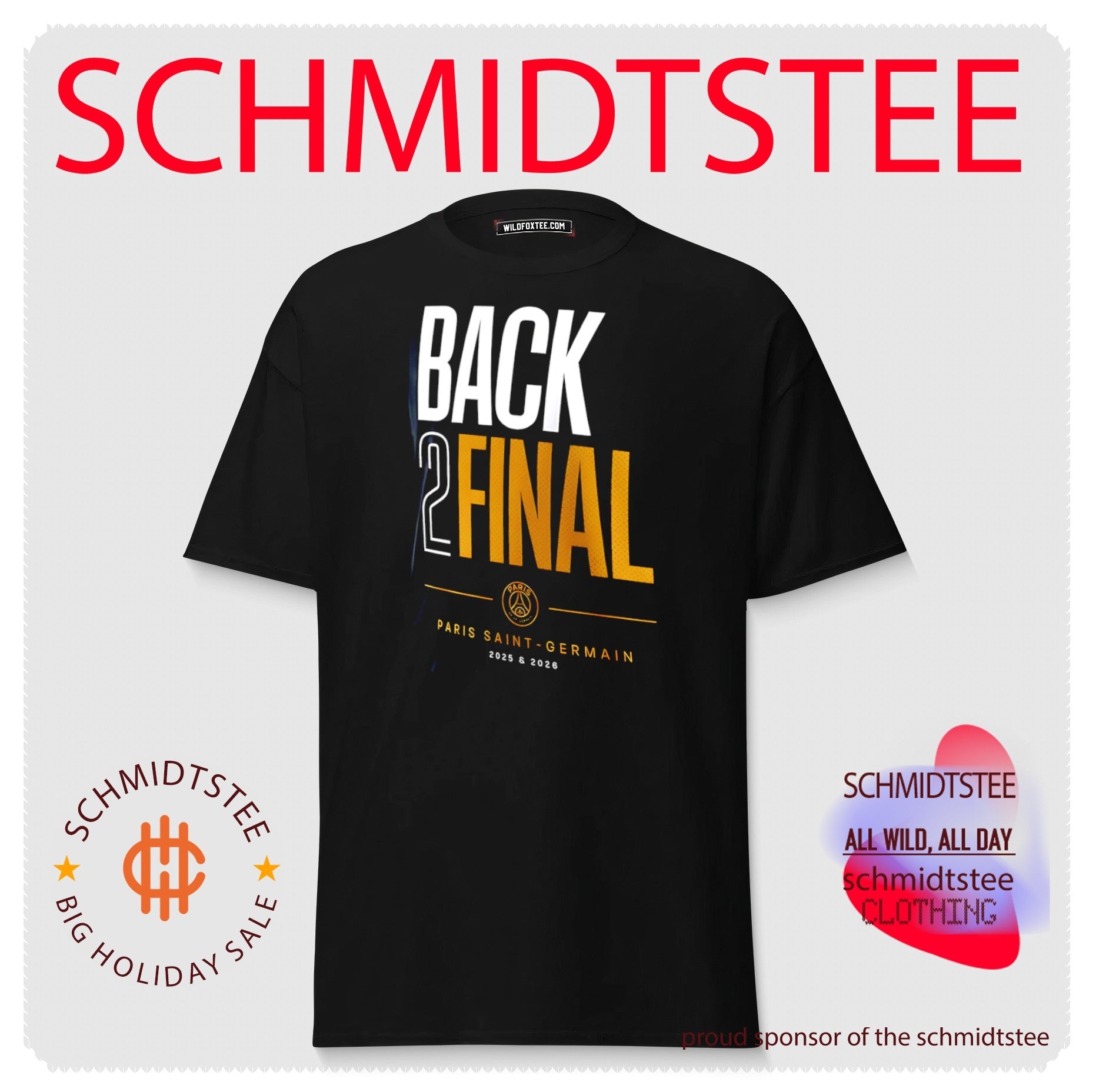 Back 2 final Paris Saint Germain 2025 2026 shirt
