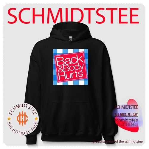 Back and body hurts parody graphic shirt