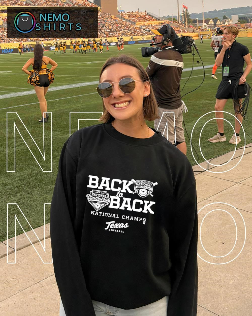 Back to back Texas Longhorns softball team national champs shirt