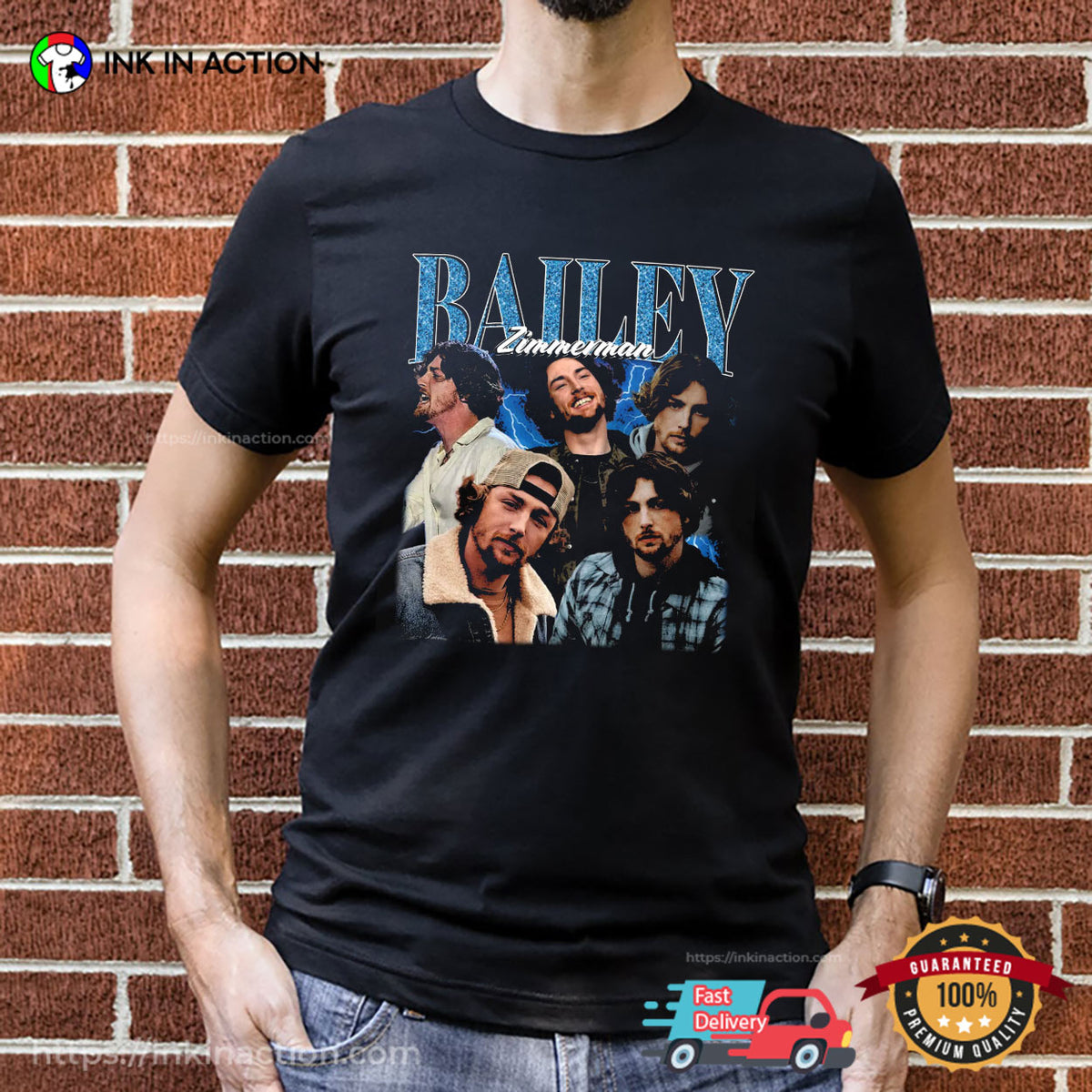 Bailey Zimmerman Collage 90s Graphic T-shirt