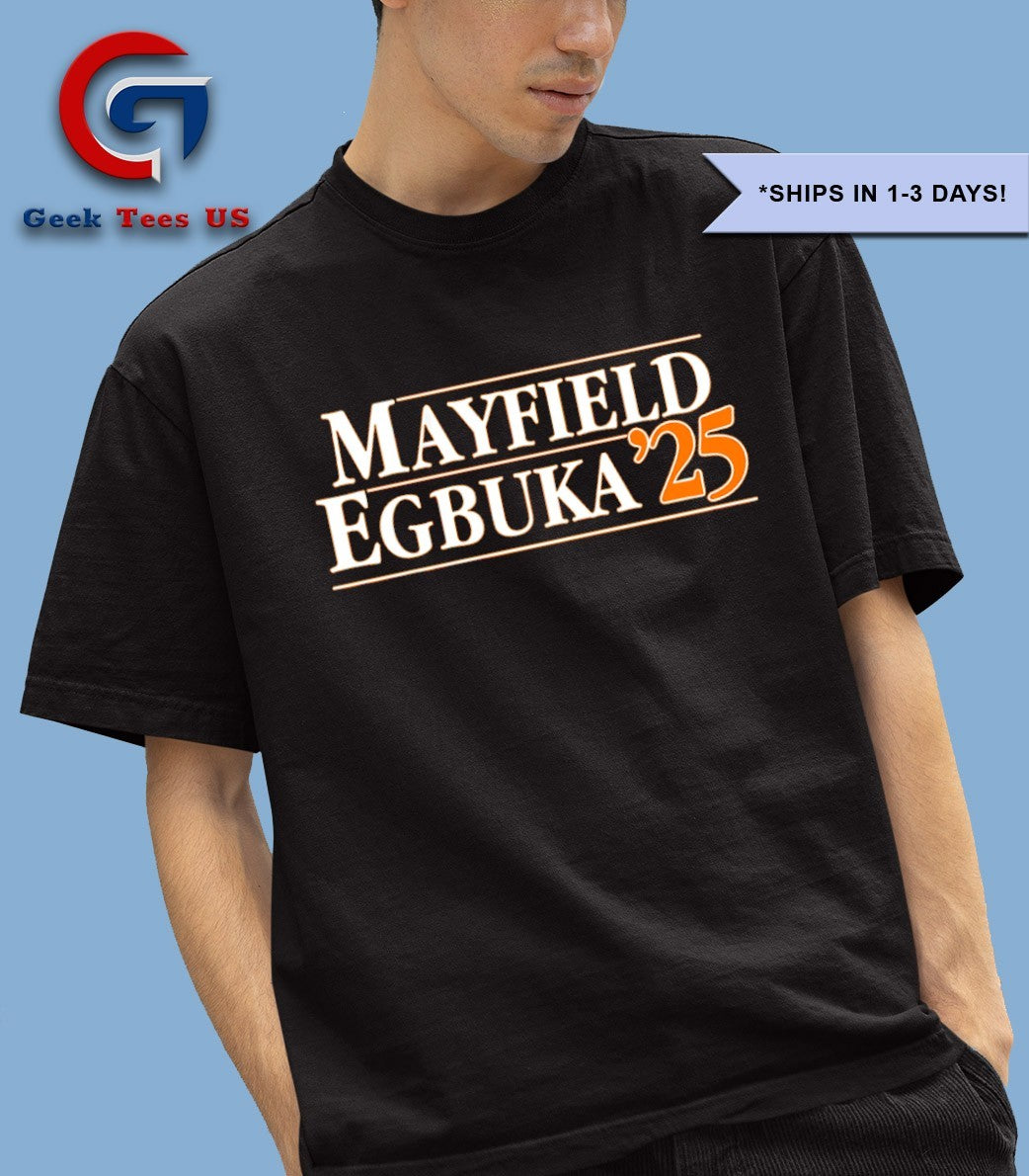 Baker Mayfield and Emeka Egbuka Mayfield-Egbuka ’25 Tampa Bay Buccaneers shirt