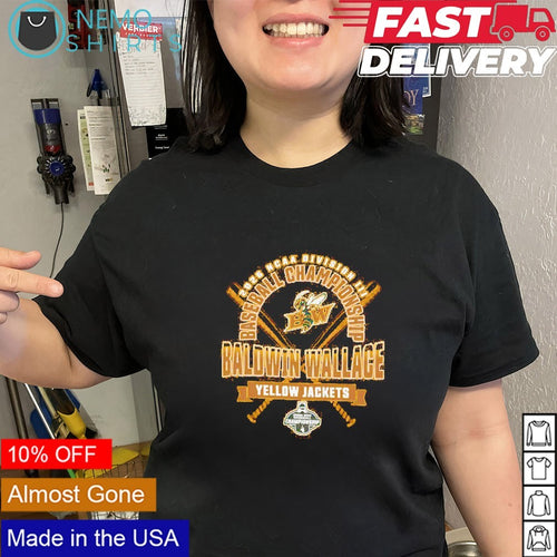 Baldwin Wallace Yellow Jackets 2026 NCAA DIII baseball championship shirt