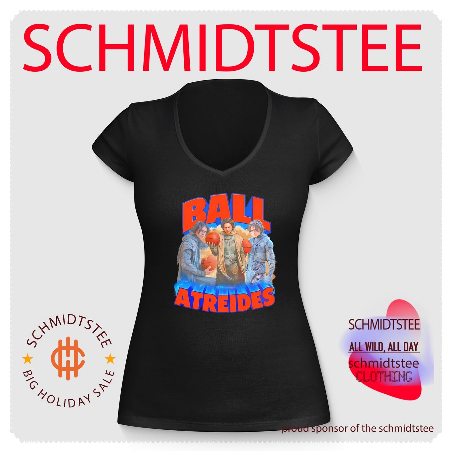 Ball Atreides player basketball graphic shirt