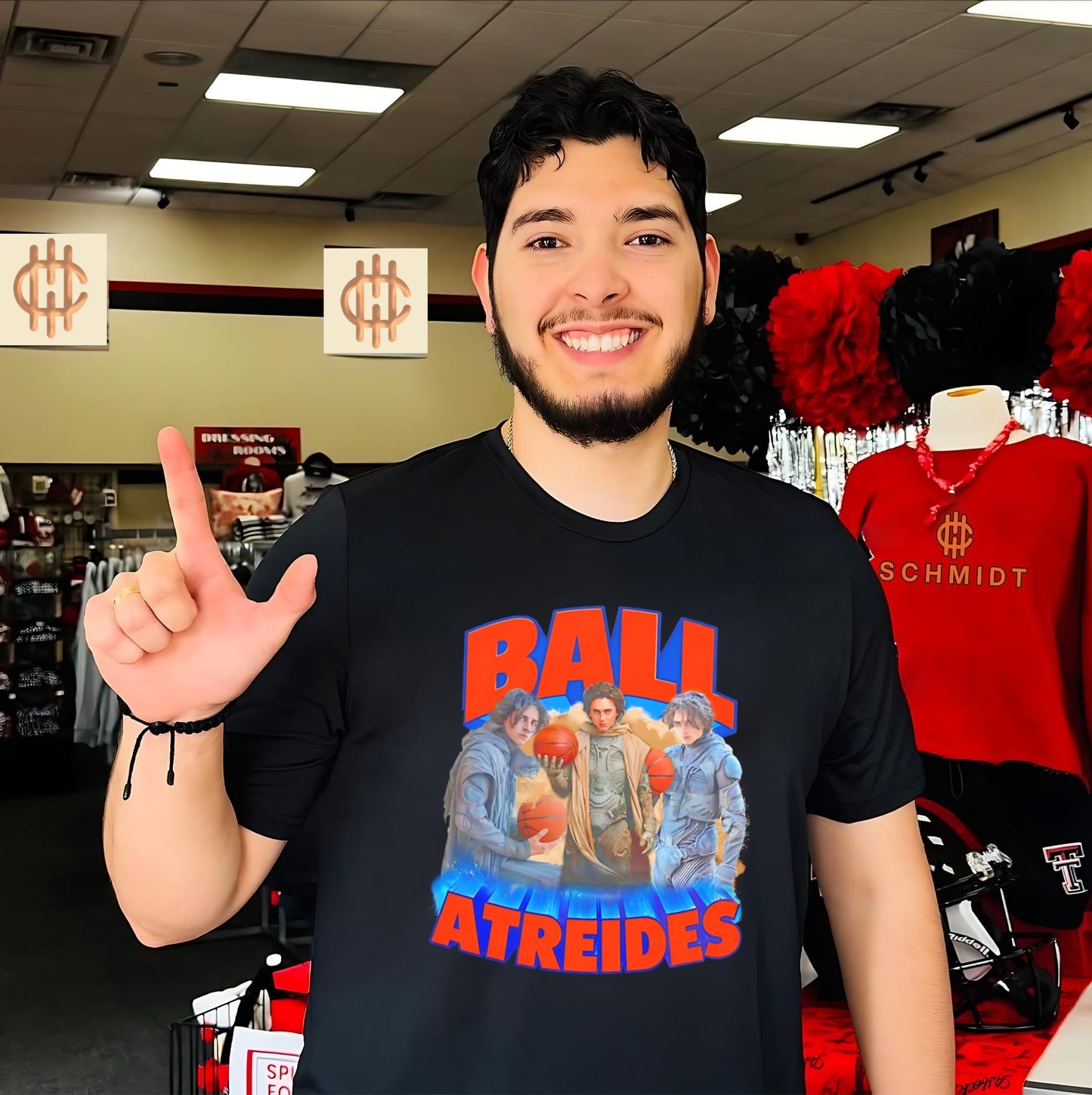 Ball Atreides player basketball graphic shirt