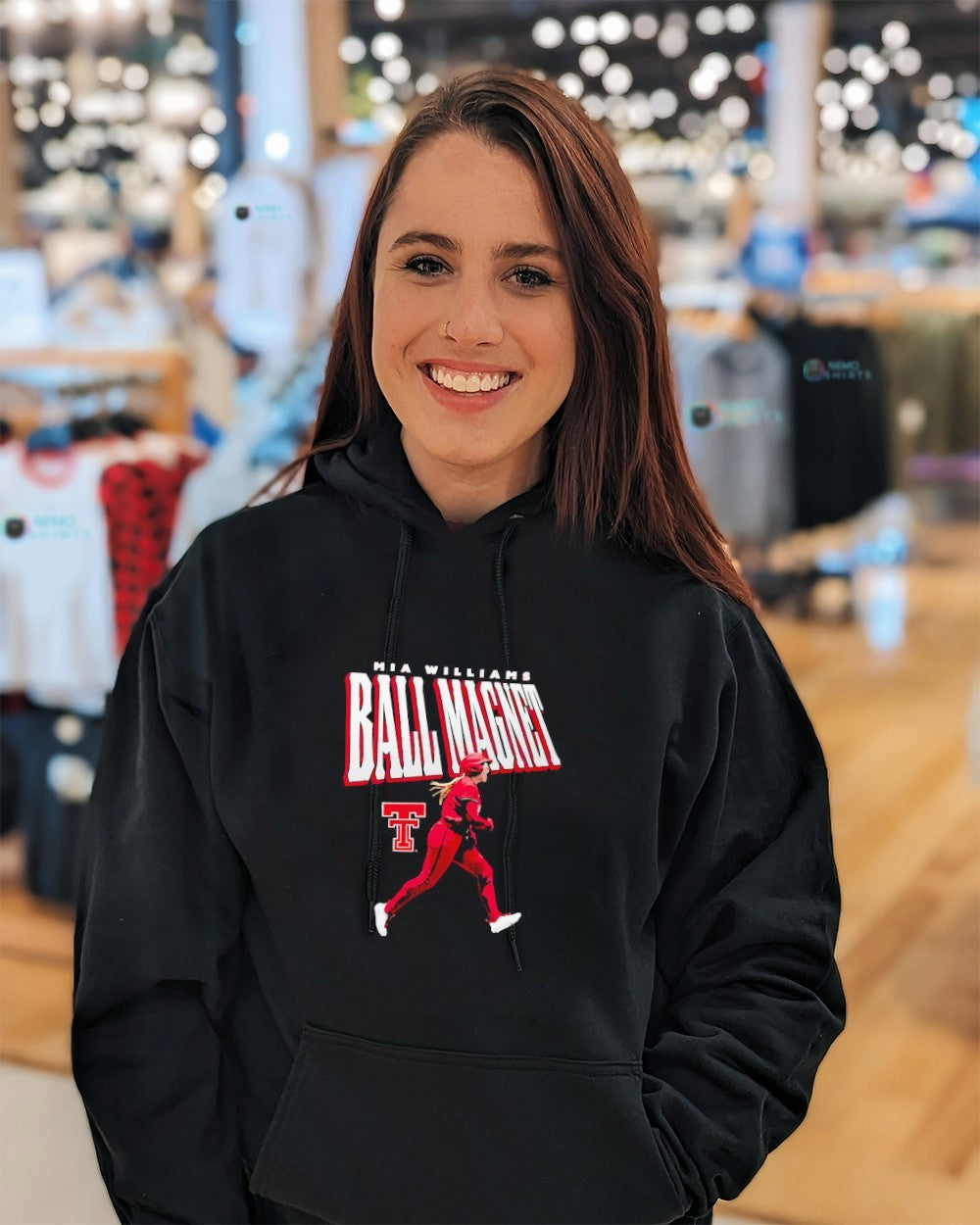 Ball Magnet Mia Williams Texas Tech Red Raiders shirt