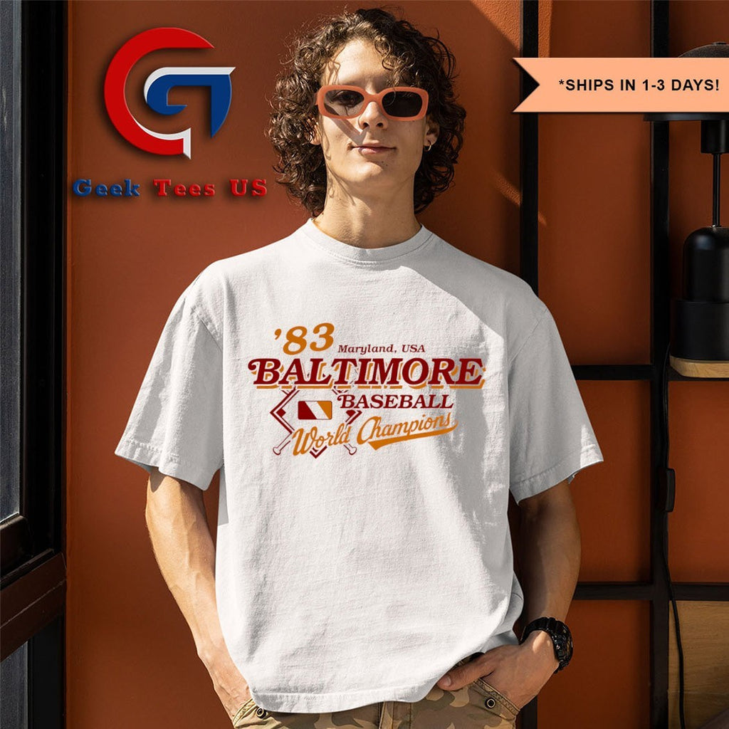Baltimore Orioles baseball World Champions ’83 shirt