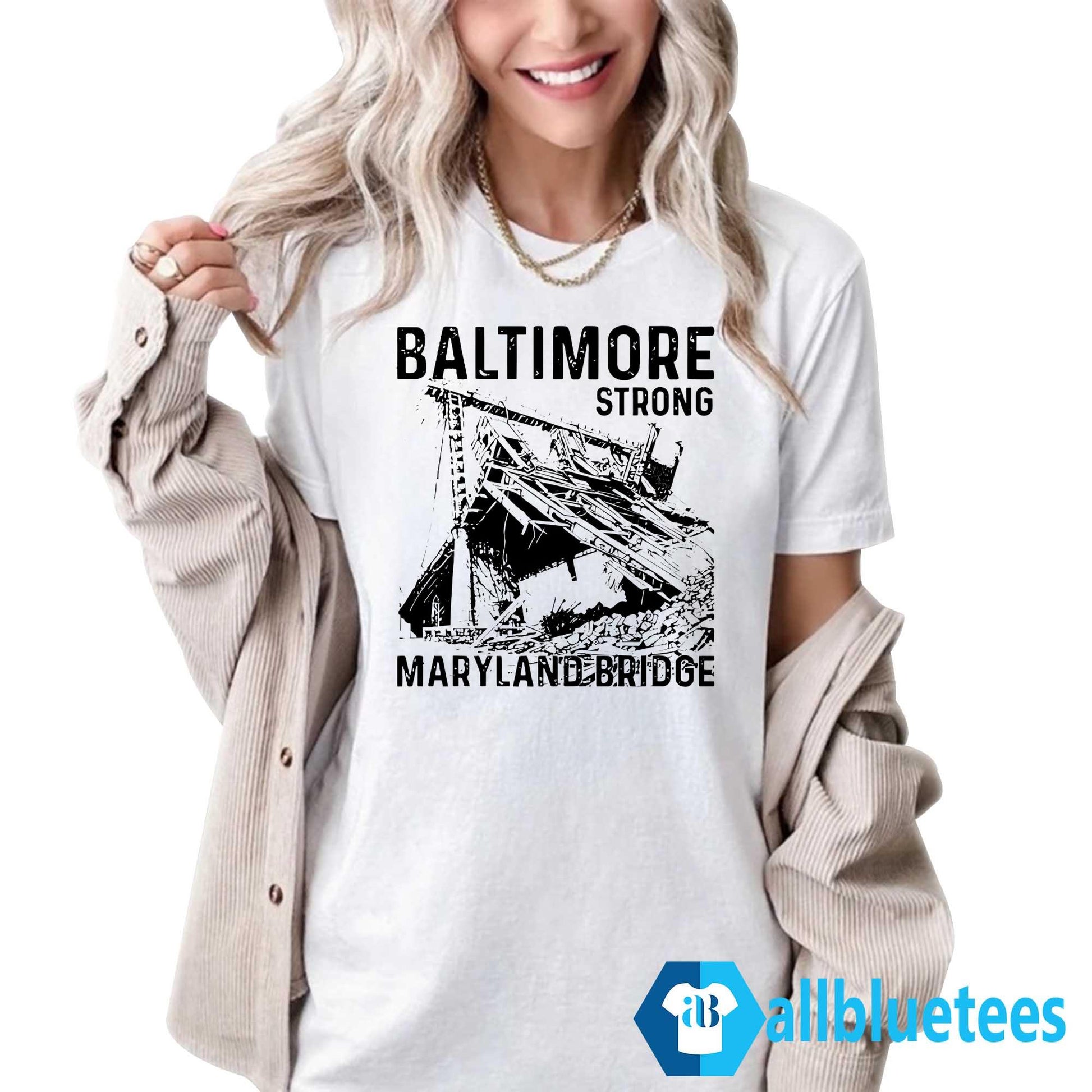 Baltimore Strong Maryland Bridge Shirt