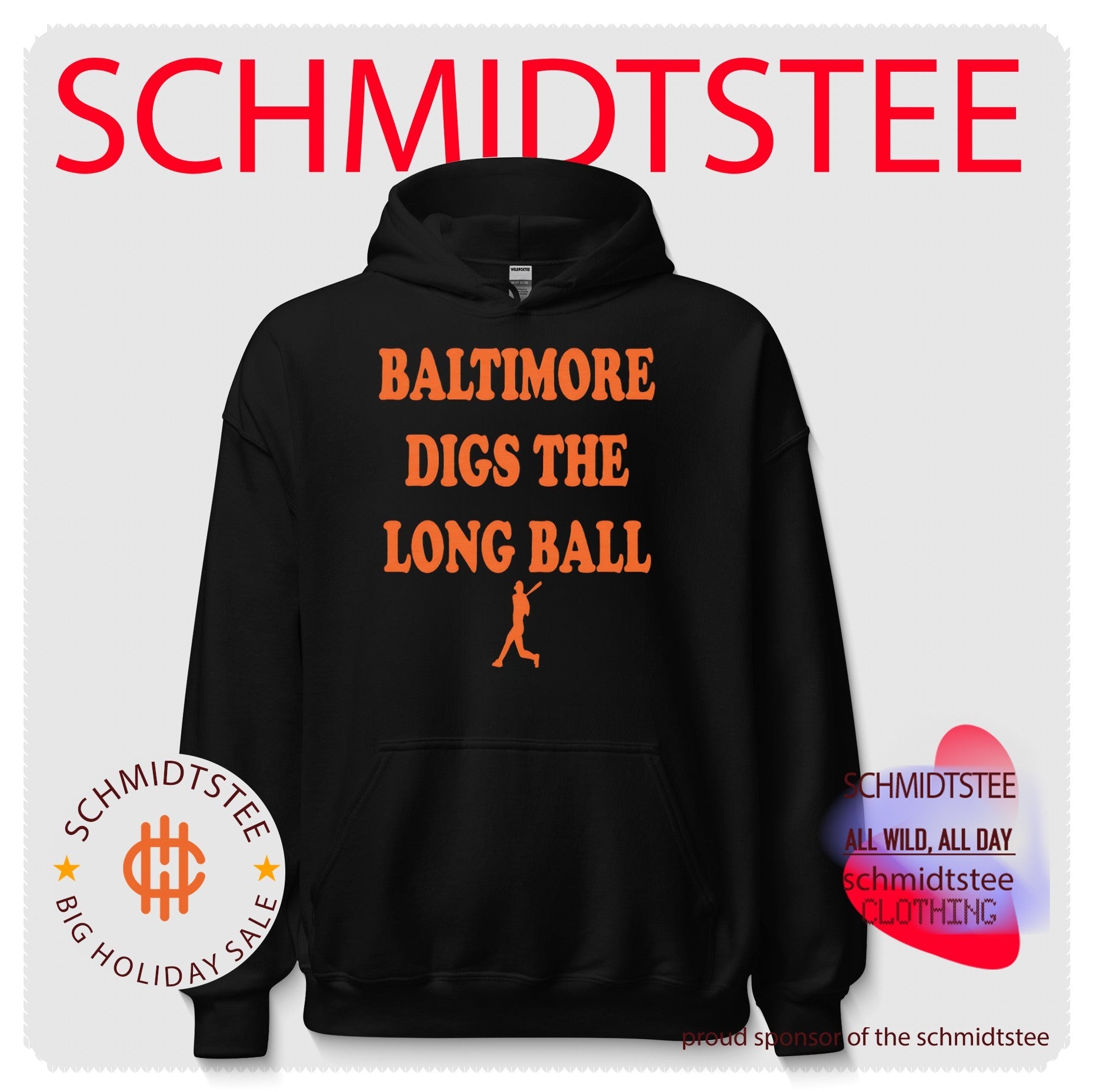 Baltimore digs the long ball baseball shirt