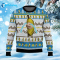 Banana Cat Crying Ugly Christmas Sweater