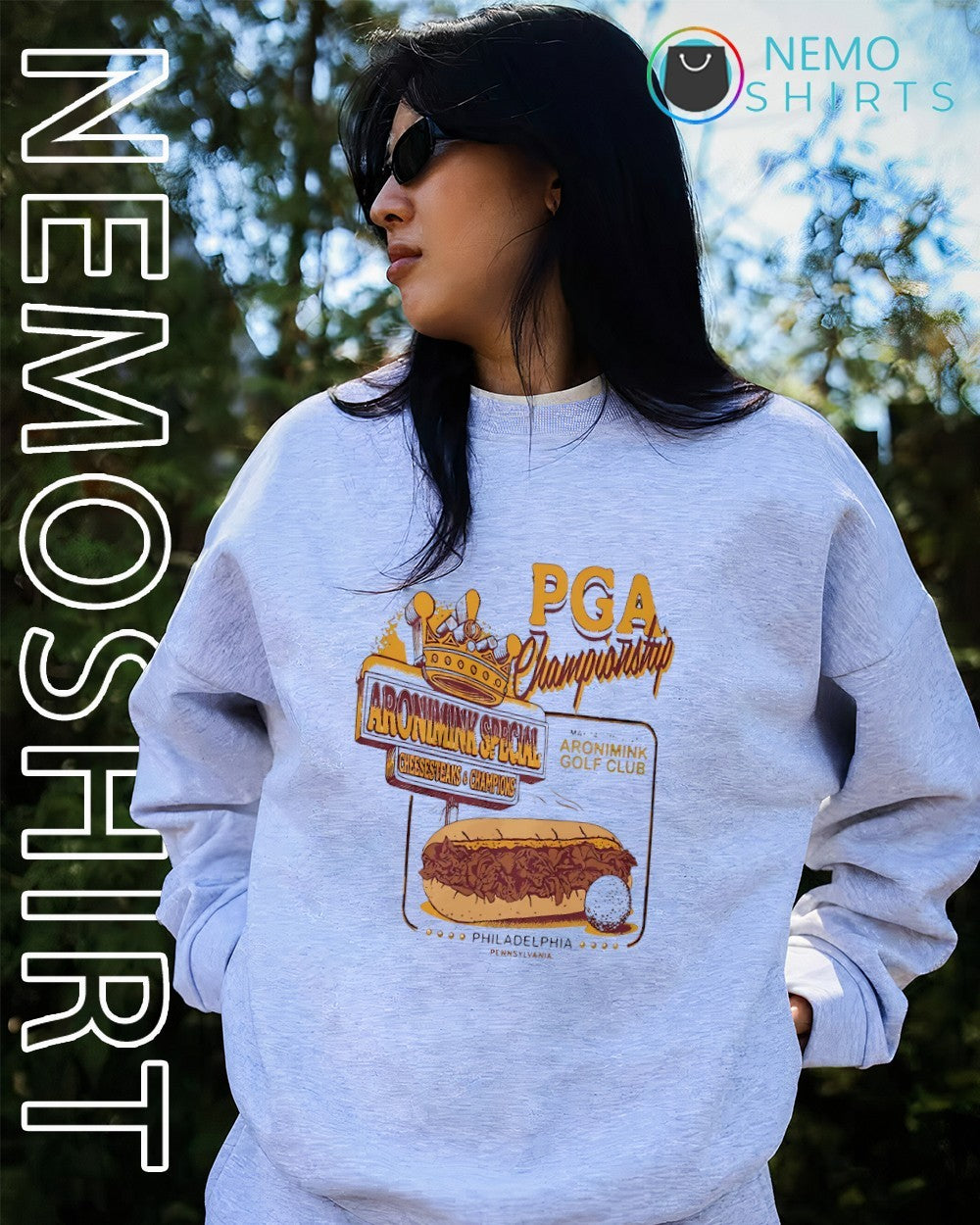 Barstool 2026 PGA Championship Philly cheesesteak shirt