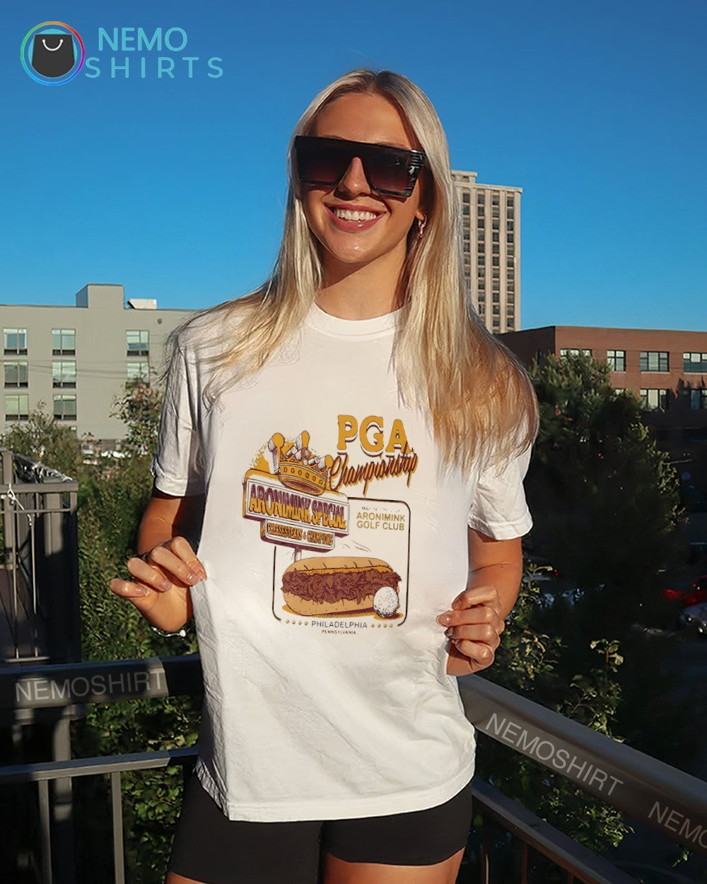 Barstool 2026 PGA Championship Philly cheesesteak shirt