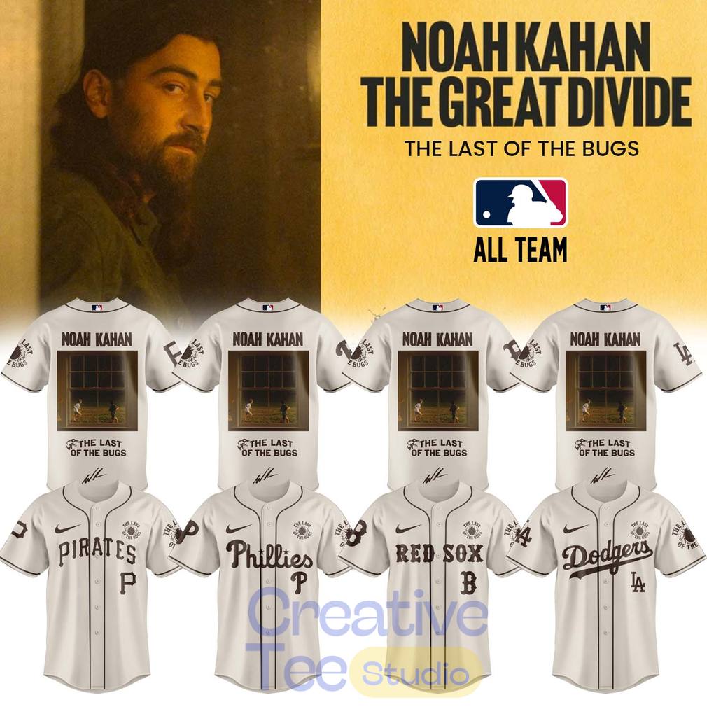 Baseball All Teams x Noah Kahan “The Great Divide: The Last Of The Bugs” Album 2026 Special Baseball Jersey