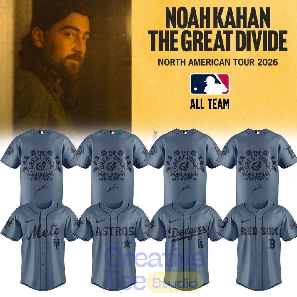 Baseball All Teams x Noah Kahan “The Great Divide: The Last Of The Bugs” Album 2026 Special Baseball Jersey