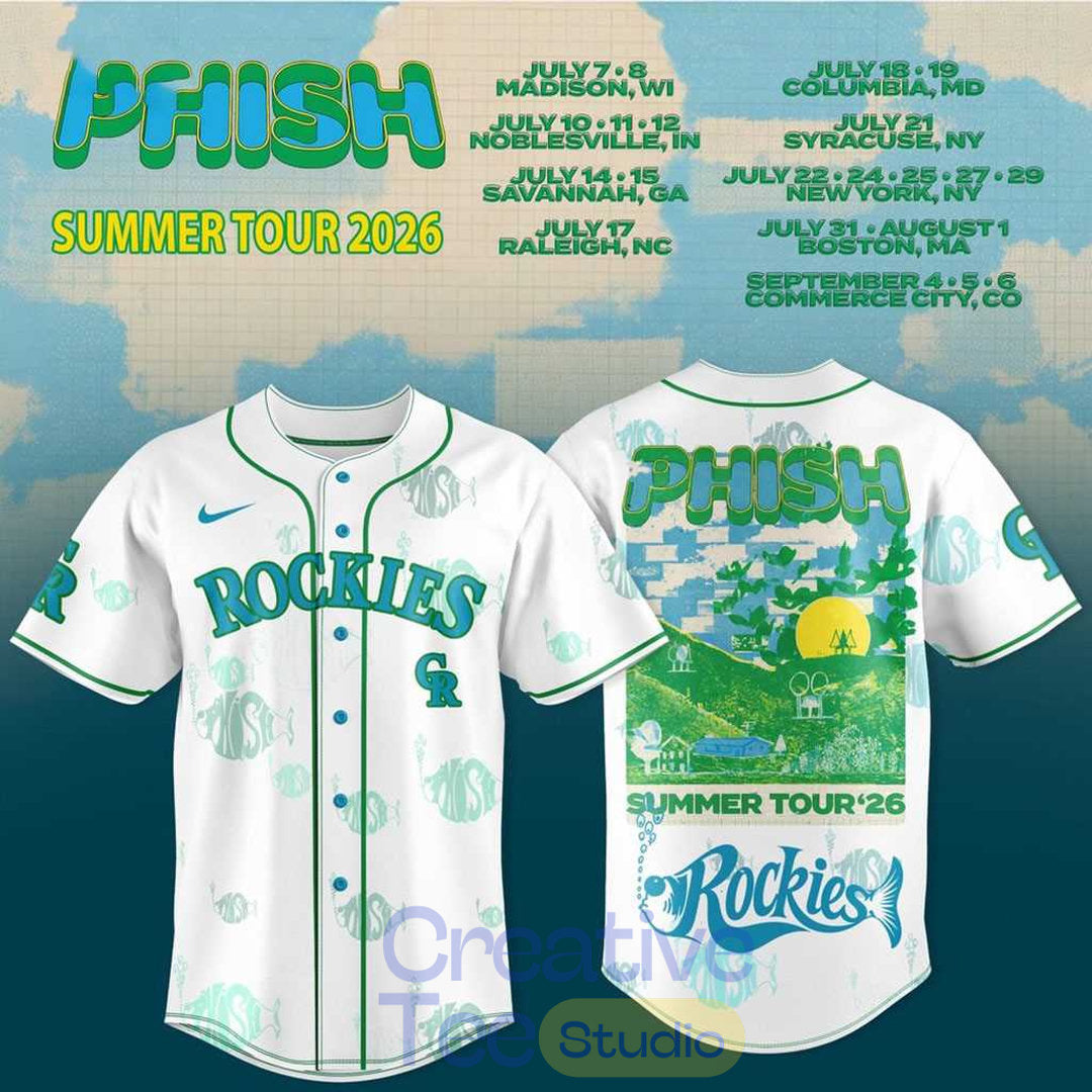 Baseball All Teams x Phish Summer Tour 2026 Baseball Jersey