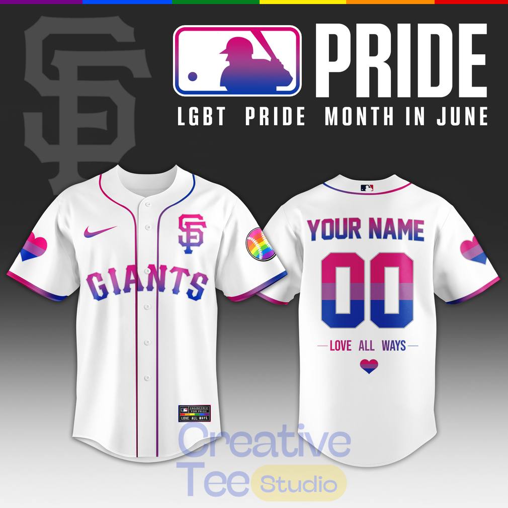 Baseball All Teams x Pride Month 2026 Custom Jersey