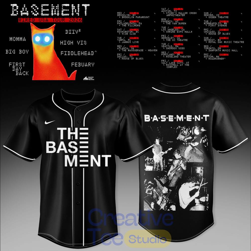 Basement WIRED USA Tour 2026 Baseball Jersey