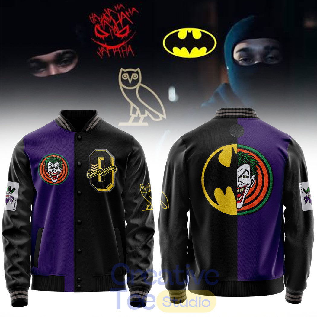 Batman x The Joker OVO Special Varsity Jacket