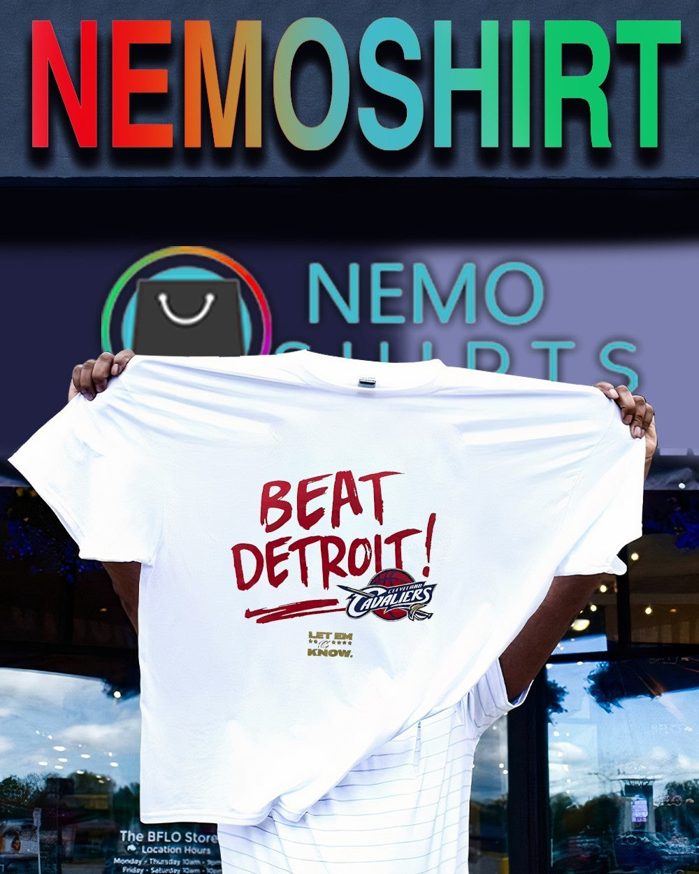 Beat Detroit Cleveland Cavaliers Let Em Know shirt