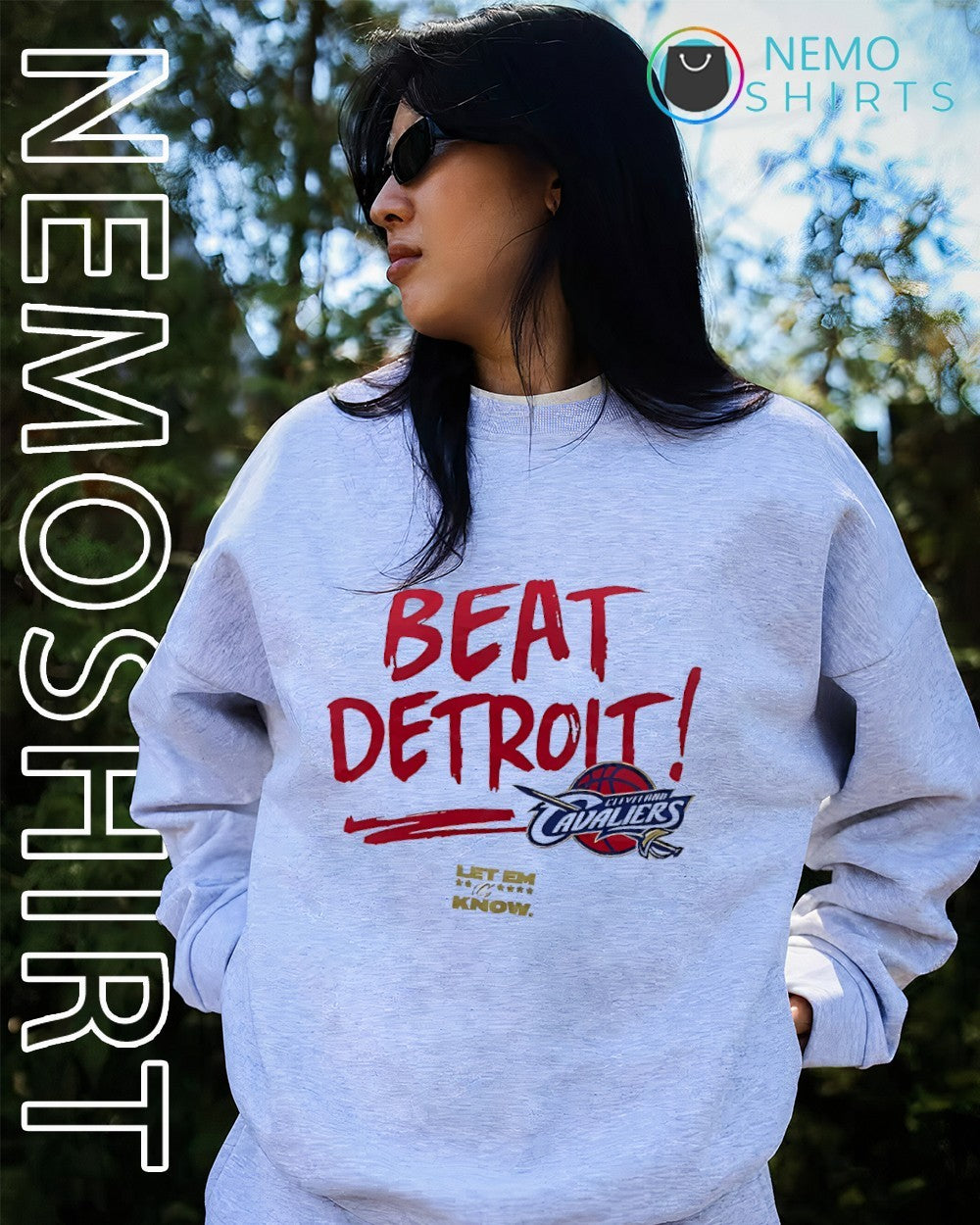 Beat Detroit Cleveland Cavaliers Let Em Know shirt