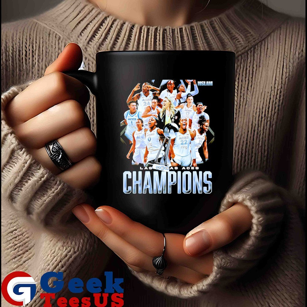 Becky Hammon Coach and Las Vegas Aces basketball 2025 WNBA Finals Champions poster shirt