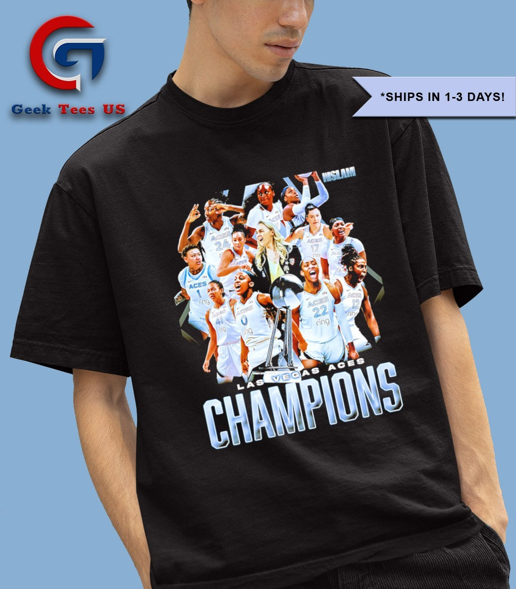 Becky Hammon Coach and Las Vegas Aces basketball 2025 WNBA Finals Champions poster shirt