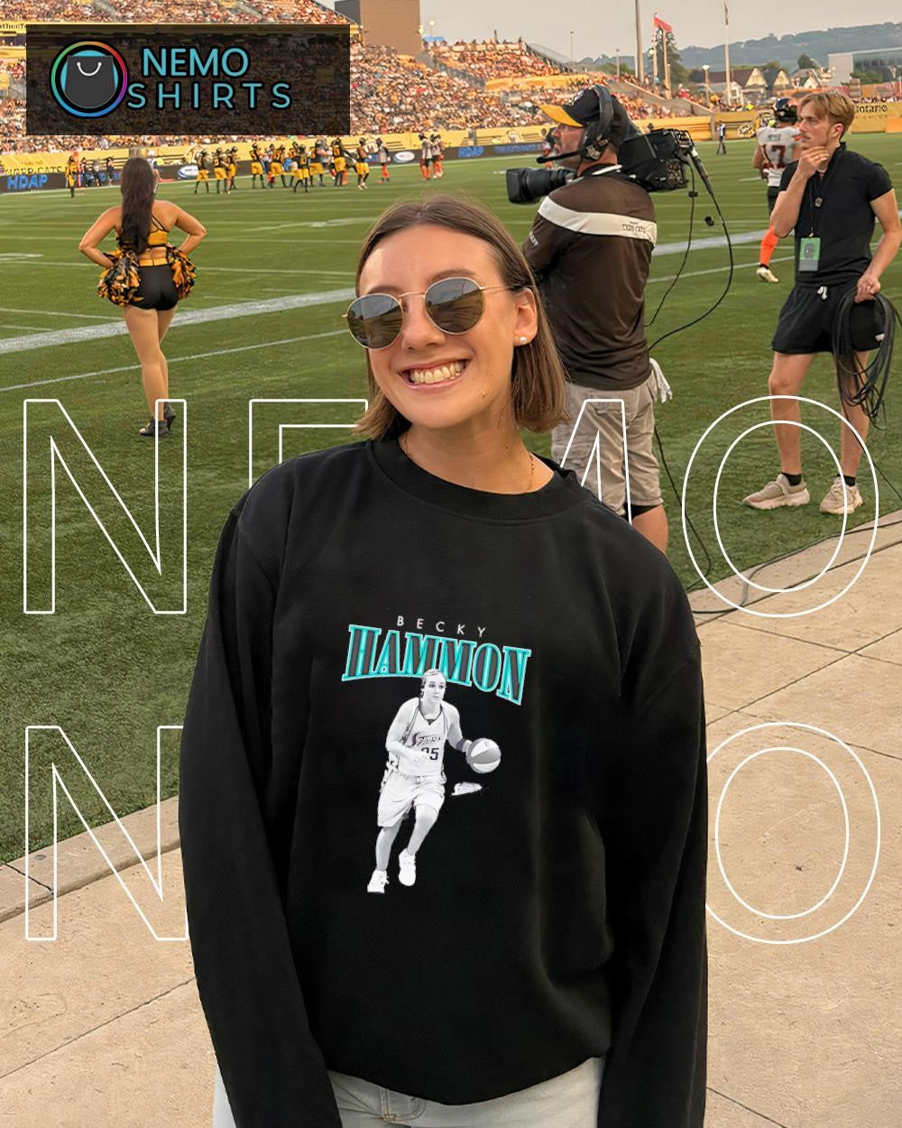 Becky Hammon San Antonio Stars player WNBA team logo shirt