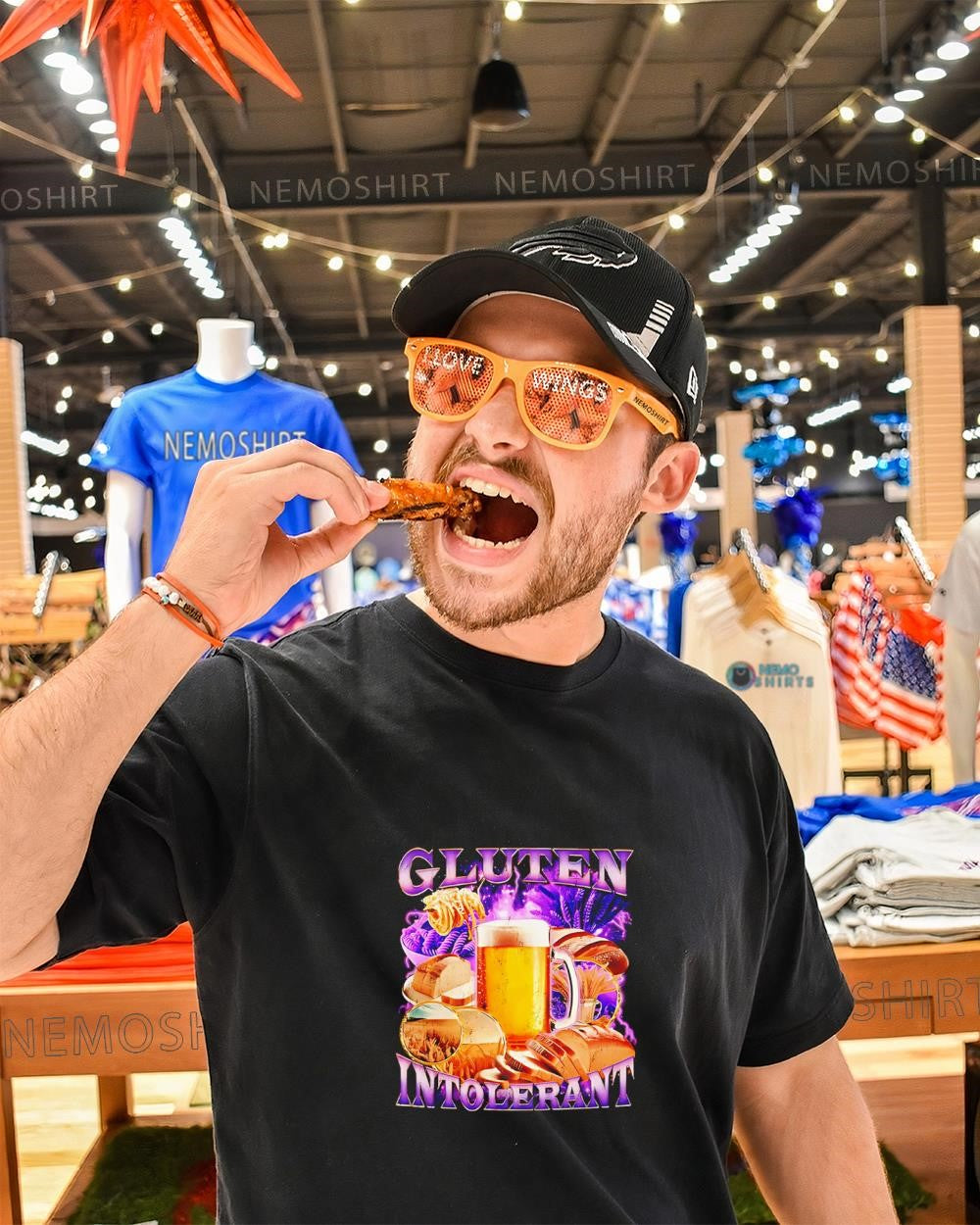Beer mug and bread gluten intolerant shirt
