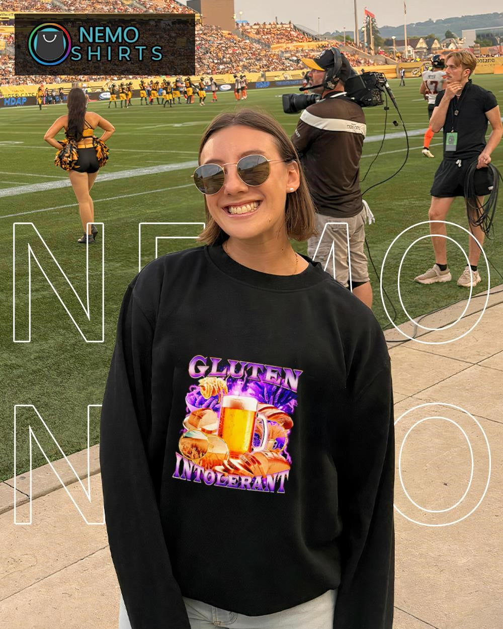Beer mug and bread gluten intolerant shirt