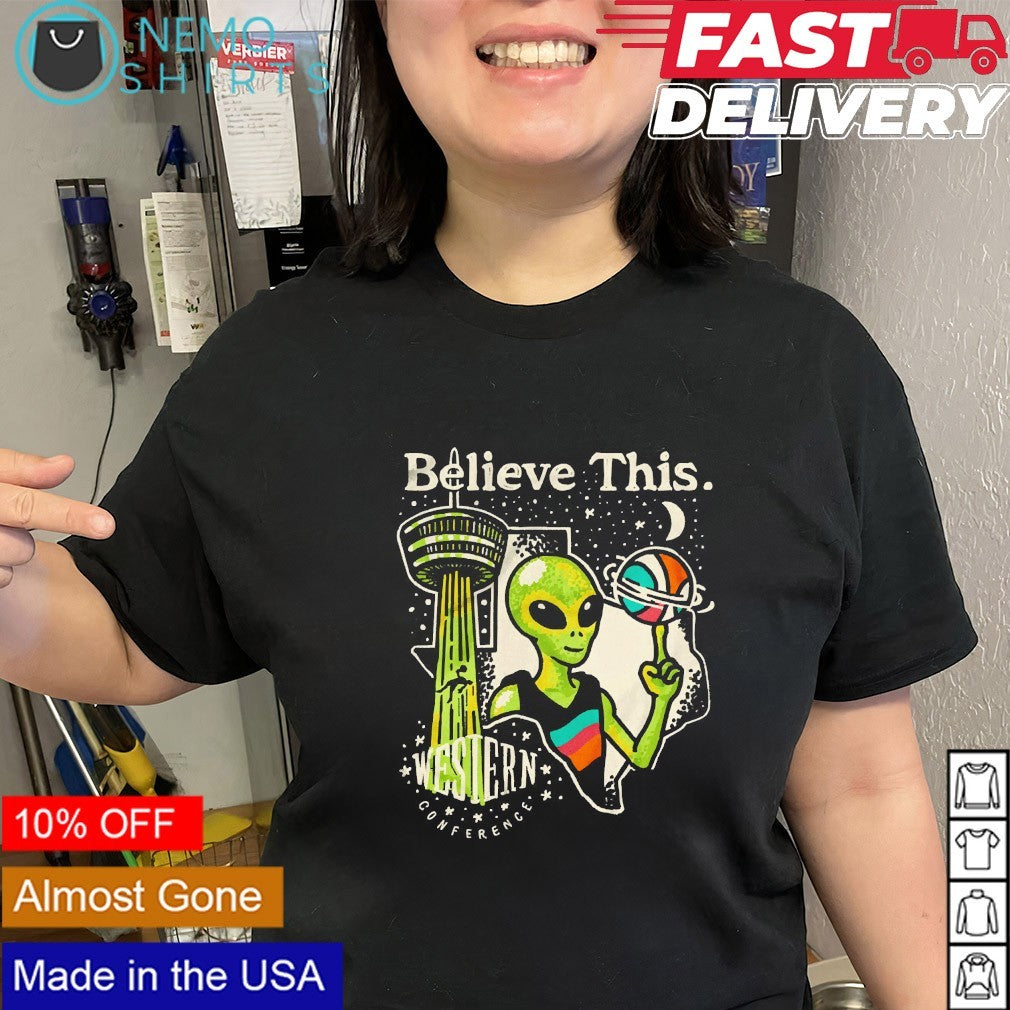 Believe this Alien Victor Wemby San Antonio Spurs shirt