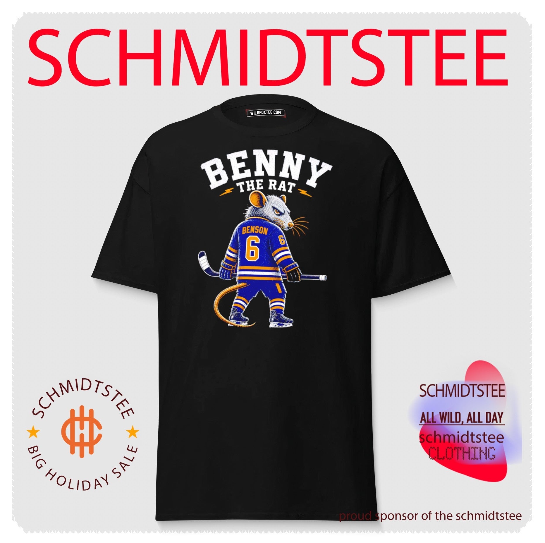 Benny the Rat Buffalo hockey shirt