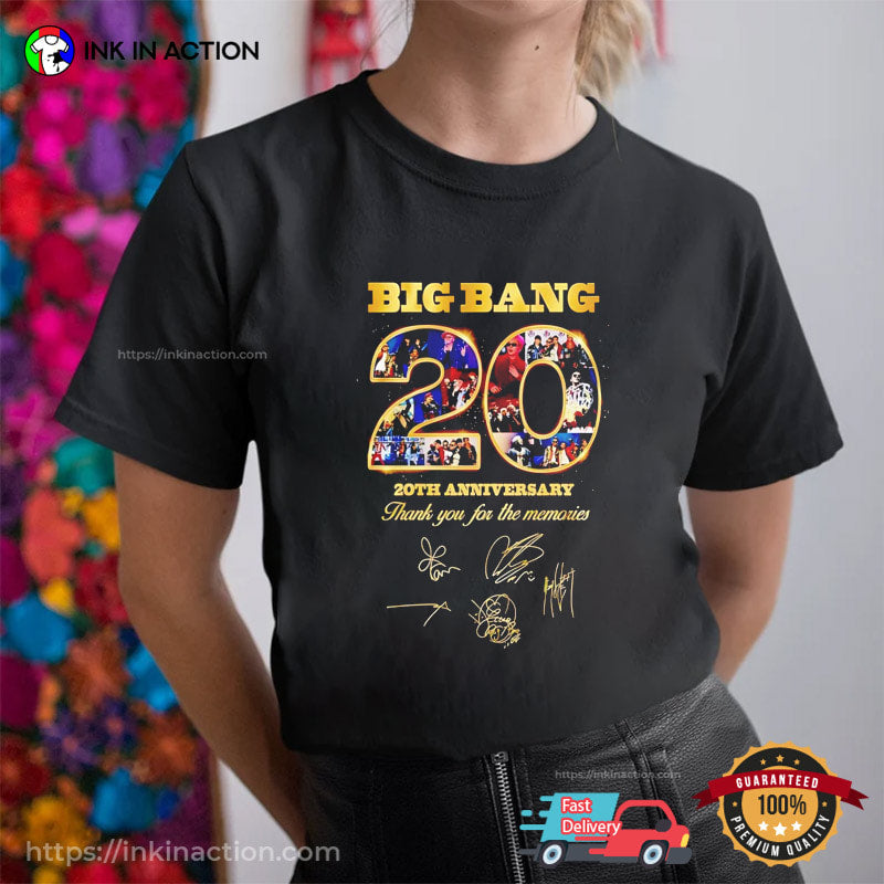 Big Bang 20th Anniversary Signatures Shirt