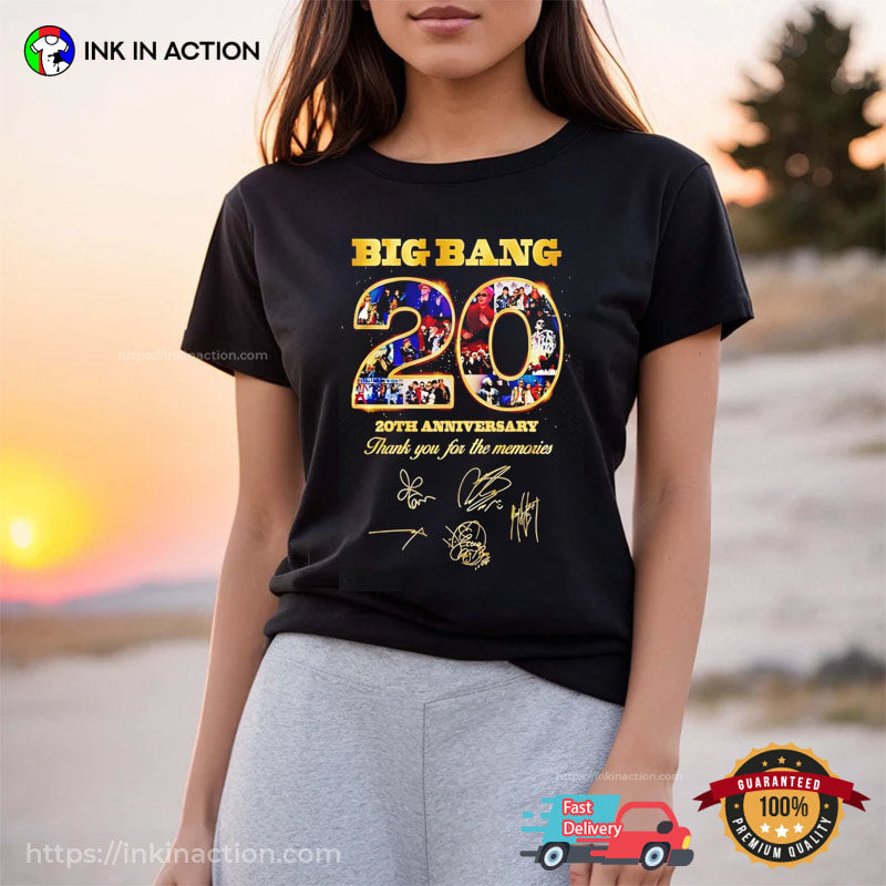 Big Bang 20th Anniversary Signatures Shirt