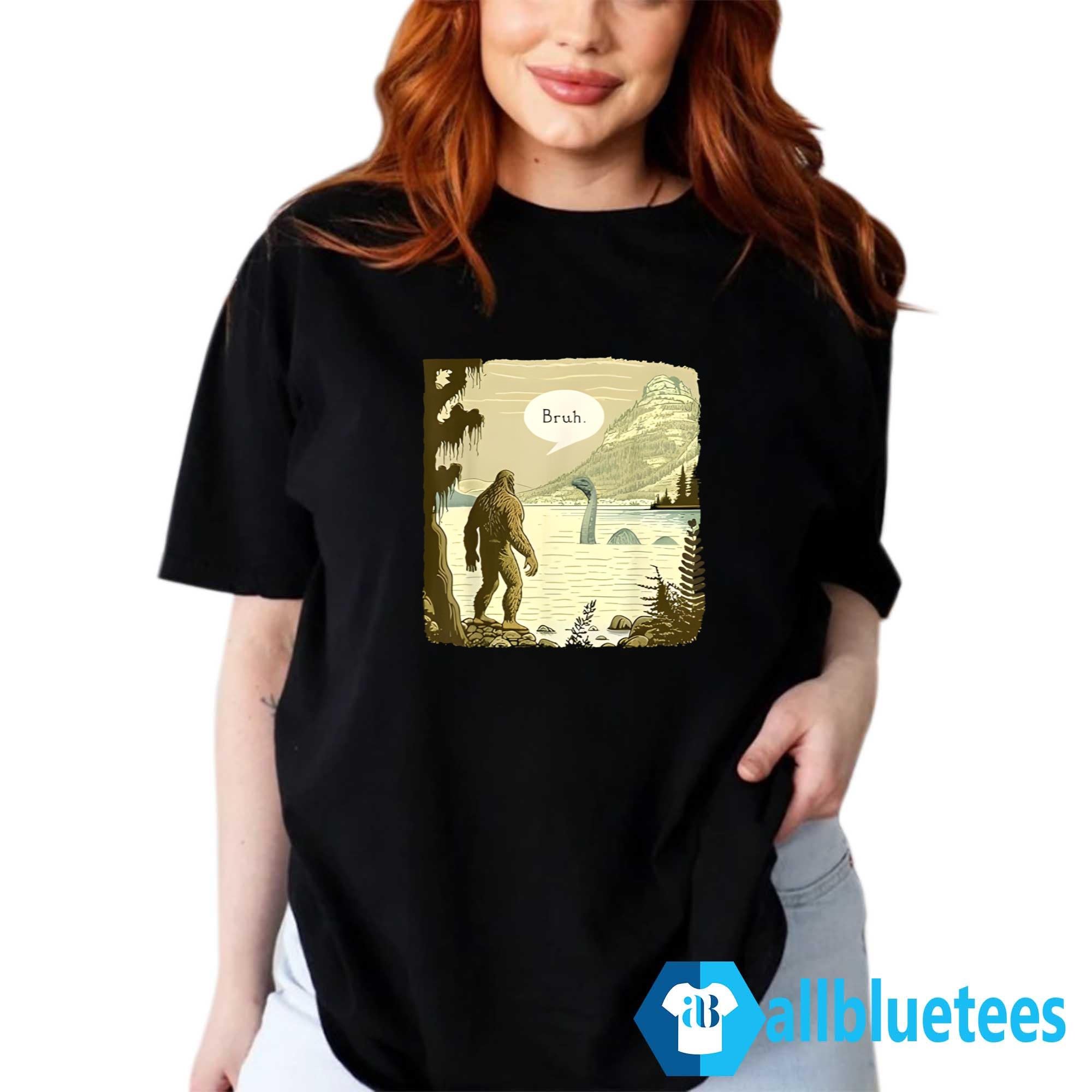 Bigfoot Sasquatch Loch Ness Monster Shirt