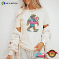 Bigfoot Summer Pool Party Funny Tee