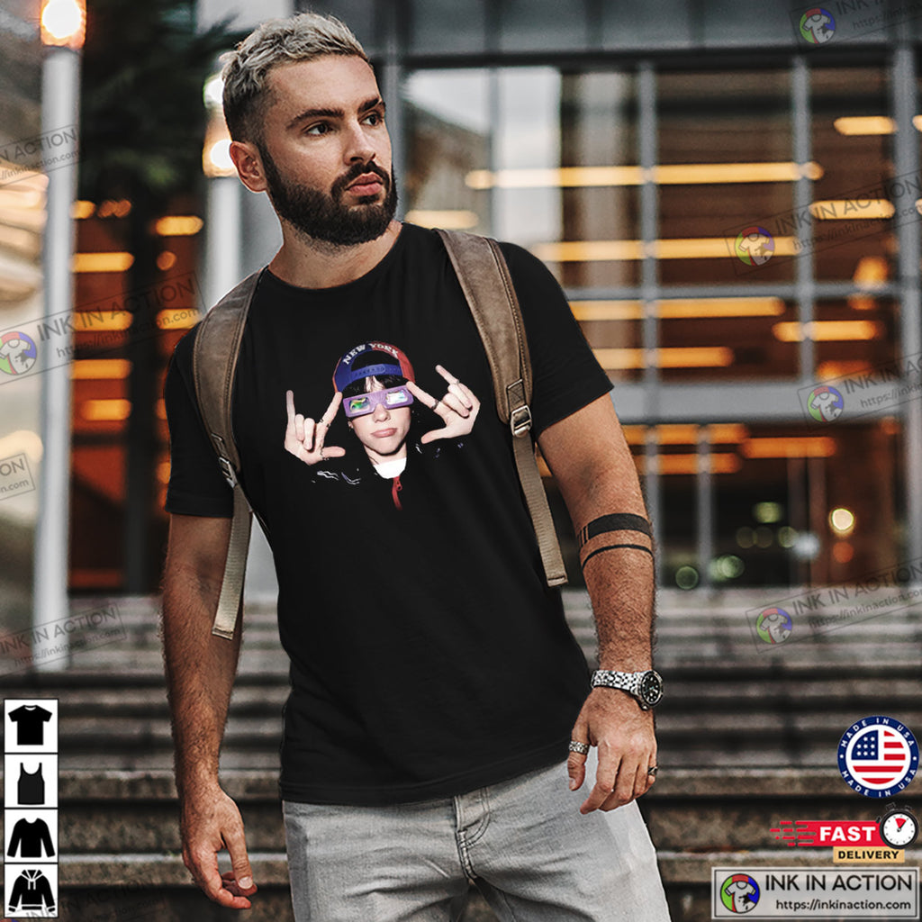Billie Eilish New York Rock And Roll Graphic T-shirt