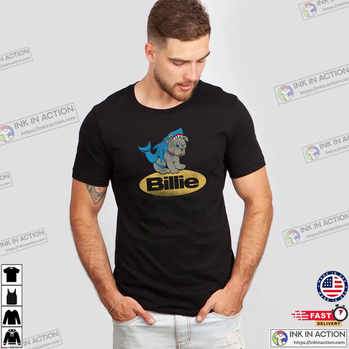 Billie Eilish Shark Dog Funny Vintage T-shirt