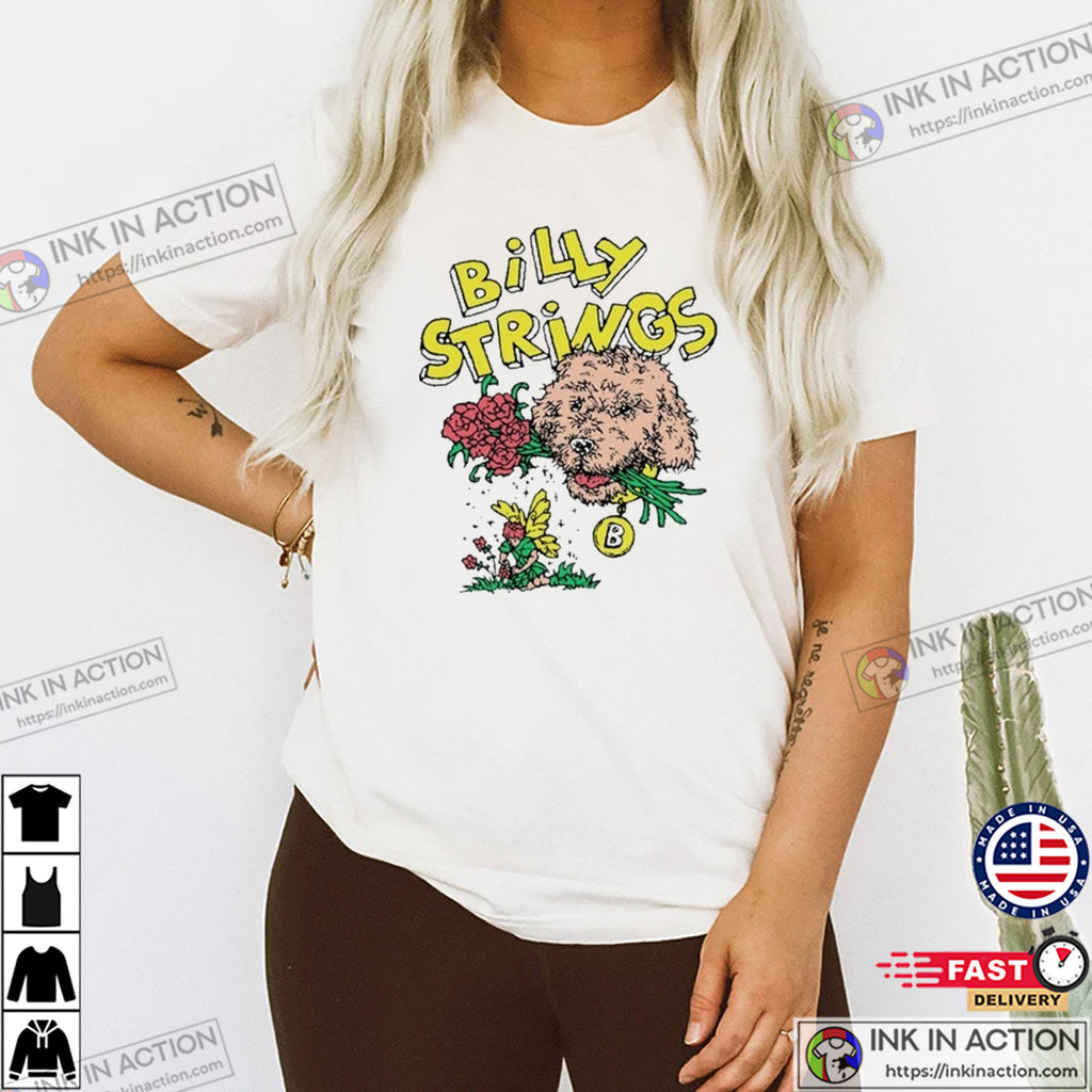 Billy Strings Fairy And Dog Vintage 90s T-shirt