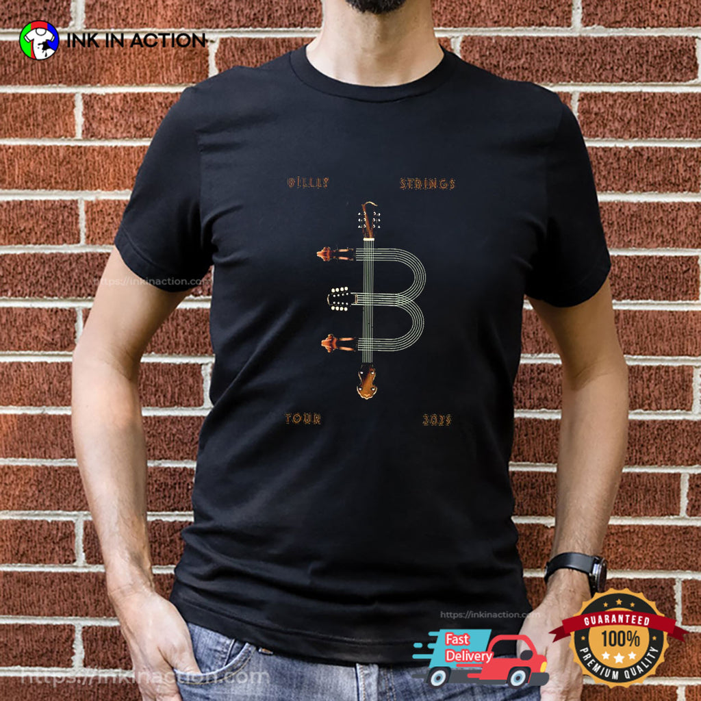 Billy Strings Tour 2025 Guitar T-shirt