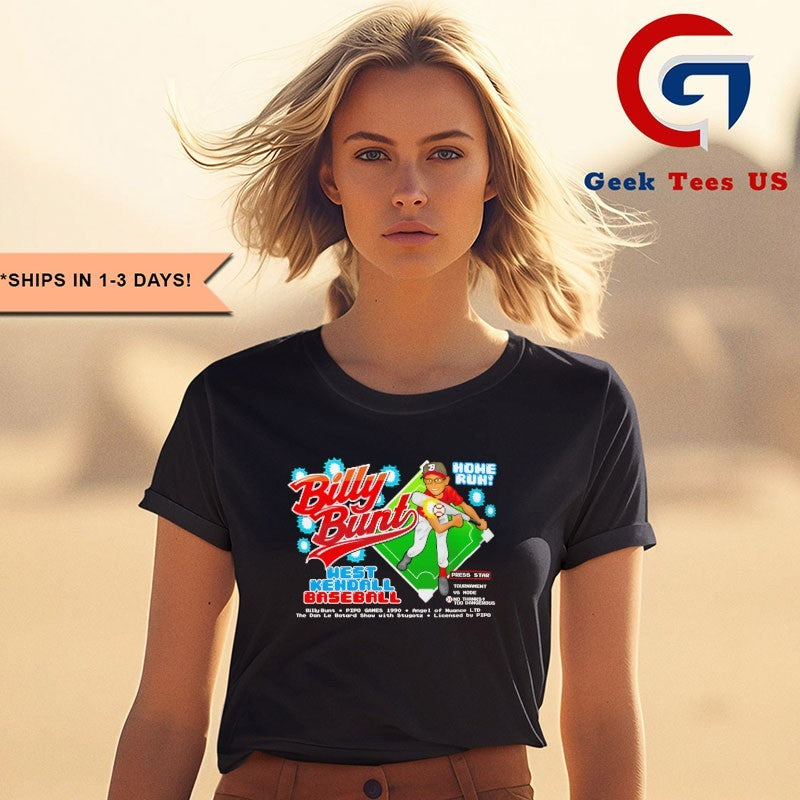 Billy bunt west kendall baseball video game shirt