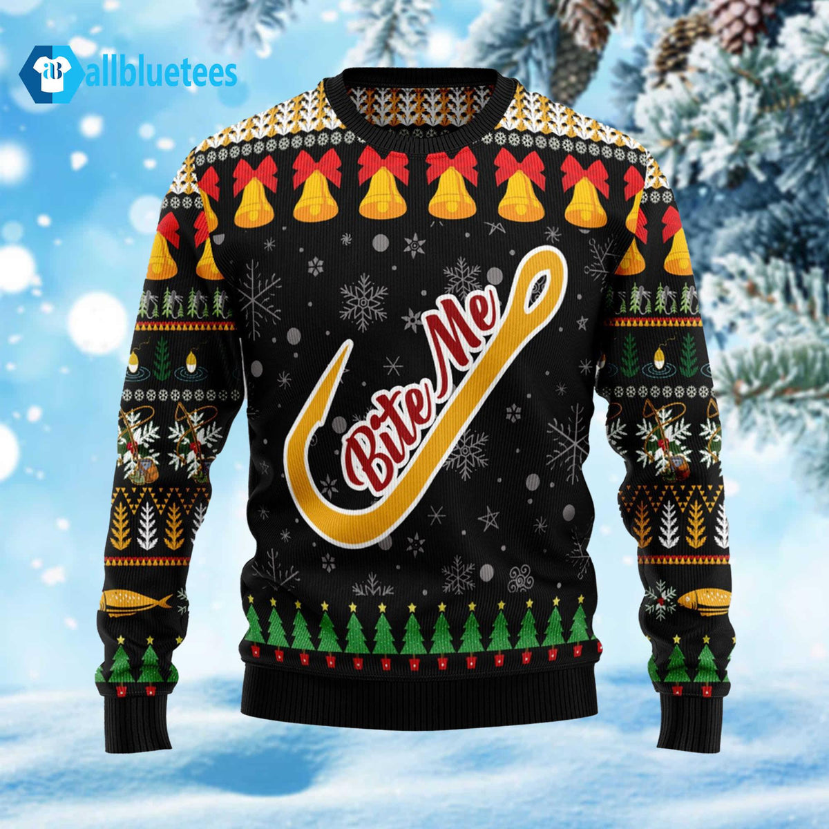 Bite Me Christmas Sweater